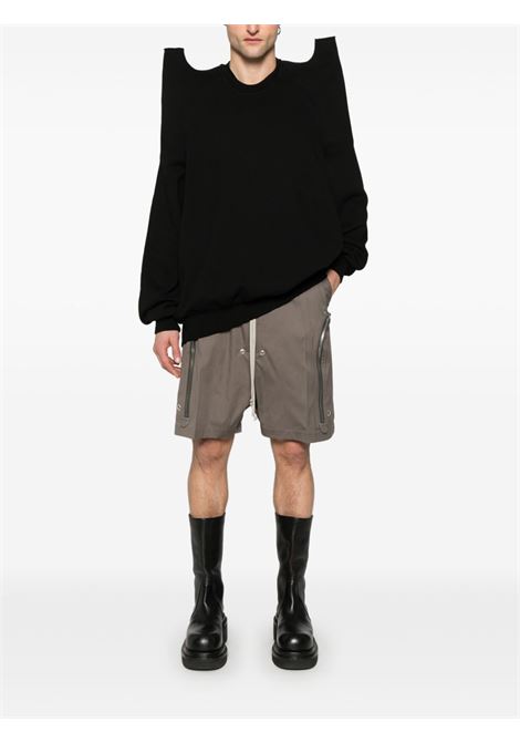 Taupe brown Bauhaus Bela shorts Rick Owens - men RICK OWENS | RU01E5392TE34
